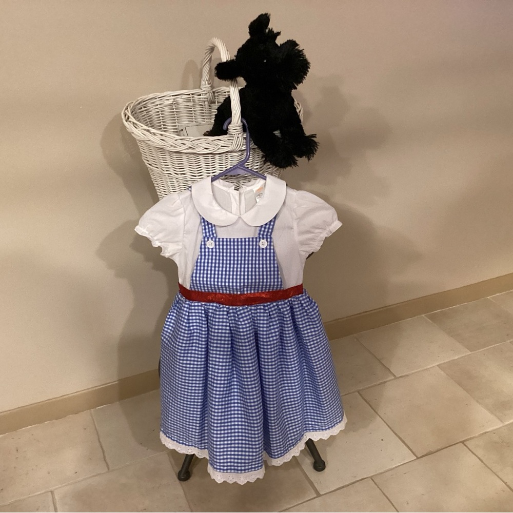 Gymboree Wizard of Oz Dorothy Dress, Dog & Basket Size 5/6